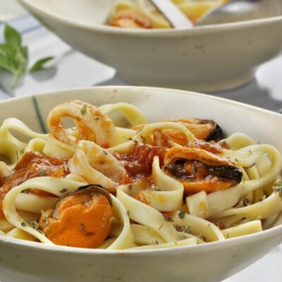 Tallarines a la marinera